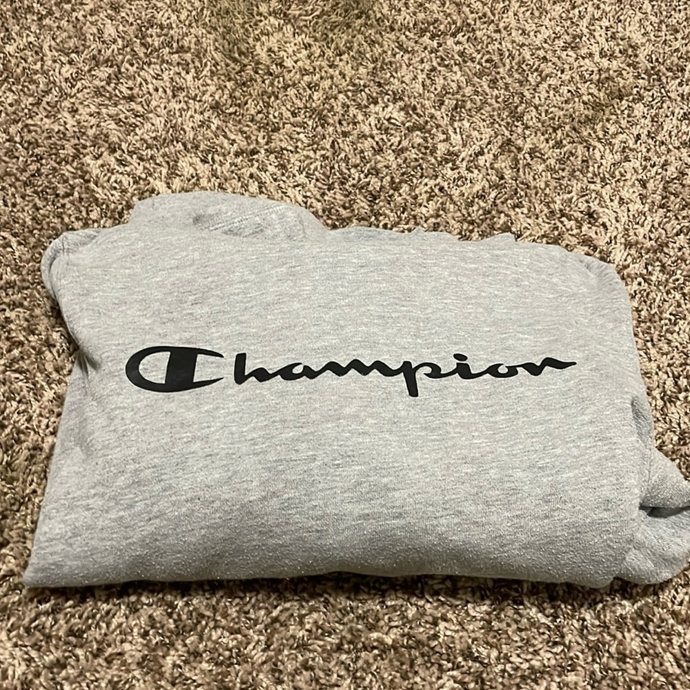 Champion grey hoodie